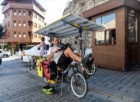 Güneş Enerjili Bisikletle Çıkılan Dünya Turu’nda Sultanahmet Camii Molası!