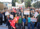 Bursa’da Bütün Köy Şehre İnip Eylem Yaptı