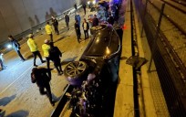 Bursa’da,7 aracın karıştığı zincirleme kazada 1’i ağır 10 kişi yaralandı