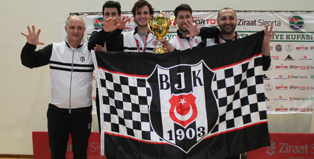 Masa Tenisinde Kupa şampiyonu Beşiktaş