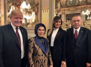 Türkiye Cumhurbaşkanı Recep Tayyip Erdoğan ile Donald Trump Fransa’da buluştu