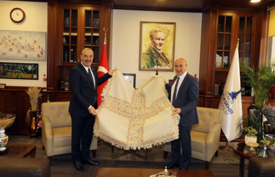 Bursa Mudanya Belediye Başkanı Türkyılmaz Tunç Soyer ile Cittaslow için buluştu