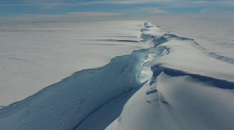 Tuz Gölü büyüklüğünde dev bir buzul,Antartika’dan koptu.